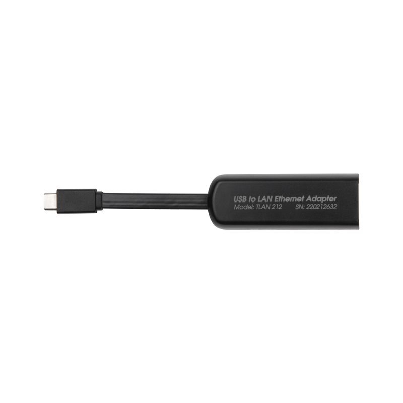 مبدل usb-c به LAN تسکو مدل TLAN 212 | مشکی | گارانتی 12 ماهه توسن سیستم