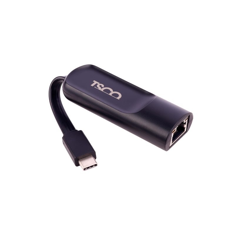 مبدل usb-c به LAN تسکو مدل TLAN 212 | مشکی | گارانتی 12 ماهه توسن سیستم
