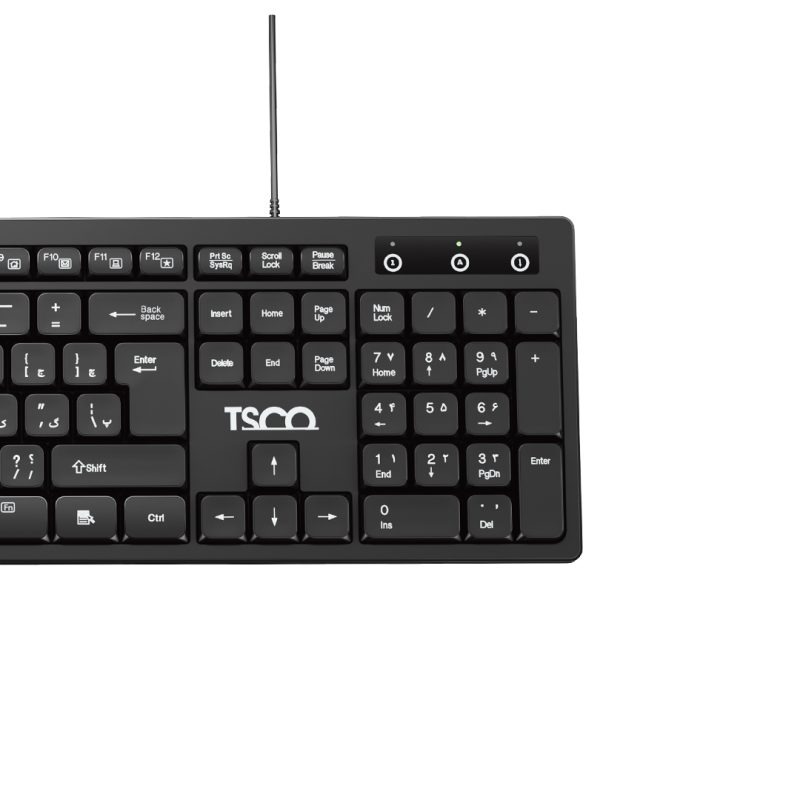 کیبورد تسکو مدل TK 8072 | مشکی | گارانتی 12 ماهه توسن سیستم