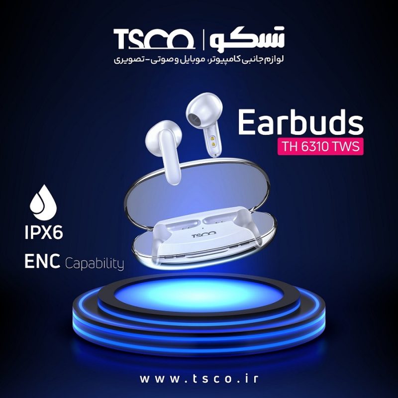 هدفون بلوتوثی تسکو مدل TH 6310 | صورتی | گارانتی 12 ماهه توسن سیستم