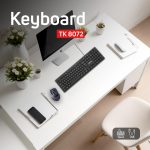 کیبورد تسکو مدل TK 8072 | مشکی | گارانتی 12 ماهه توسن سیستم