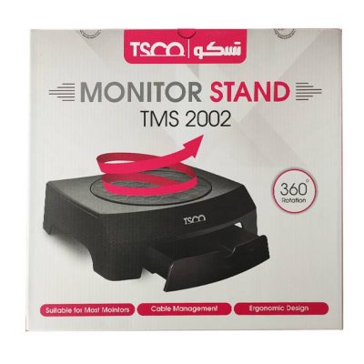 پایه نگهدارنده مانیتور تسکو مدل TMS2002 | مشکی | گارانتی 12 ماهه توسن سیستم