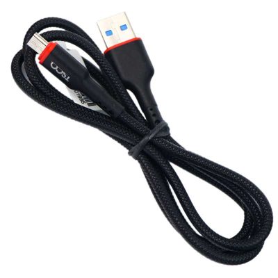 کابل تبدیل USB به microUSB تسکو TC A105 طول 1 متر | مشکی | گارانتی 12 ماهه توسن سیستم