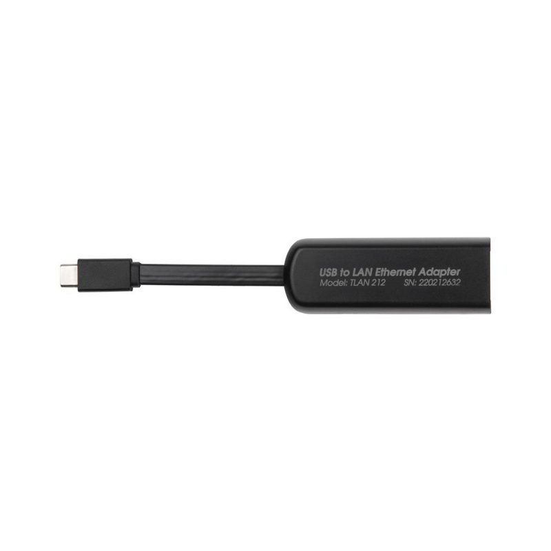 مبدل usb-c به LAN تسکو مدل TLAN 212 | مشکی | گارانتی 12 ماهه توسن سیستم