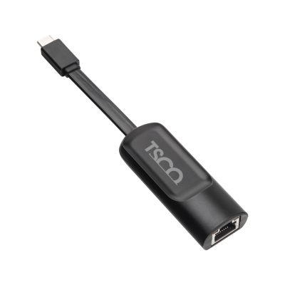 مبدل usb-c به LAN تسکو مدل TLAN 212 | مشکی | گارانتی 12 ماهه توسن سیستم