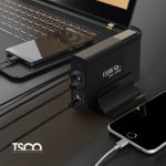 آداپتور شارژ 150 وات تسکو مدل TTC 69 به همراه کابل پاور AC | مشکی | گارانتی 12 ماهه توسن سیستم