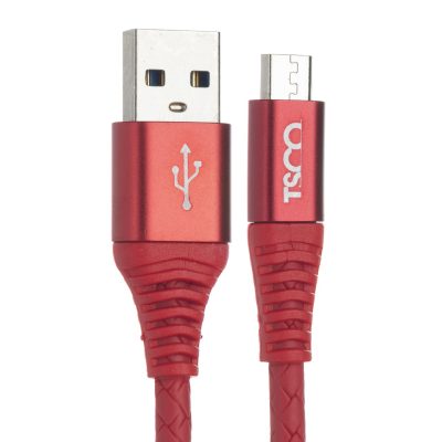 کابل تبدیل USB به microUSB تسکو مدل TC 50 طول 0.9 متر | مشکی | گارانتی 12 ماهه توسن سیستم