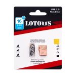 فلش مموری لوتوس مدل L-820 ظرفیت 32گیگابایت بارابط USB2.0 | طلایی | سرویس ویژه دیجی کالا: 7 روز تضمین بازگشت کالا