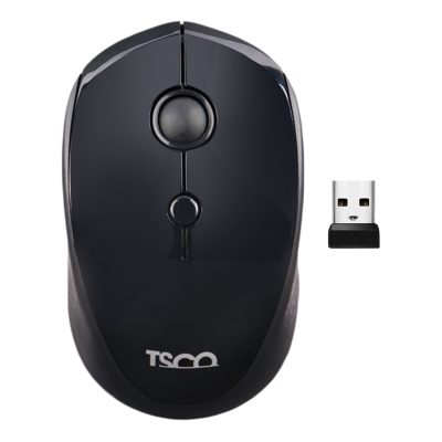 ماوس بی سیم تسکو مدل TM 729W | مشکی | گارانتی 12 ماهه توسن سیستم