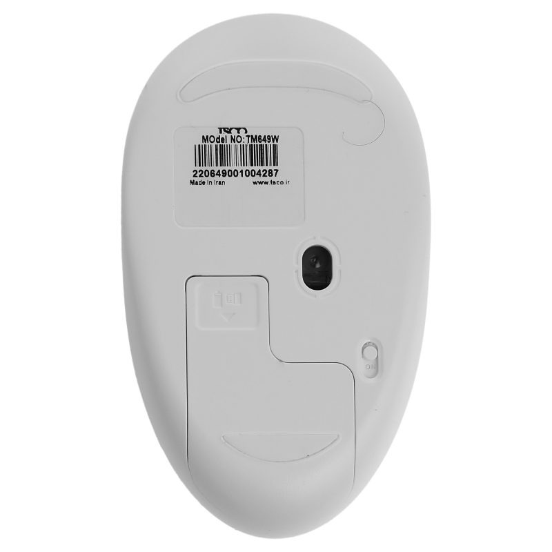 ماوس بی سیم تسکو مدل TM 649W | مشکی | گارانتی 12 ماهه توسن سیستم