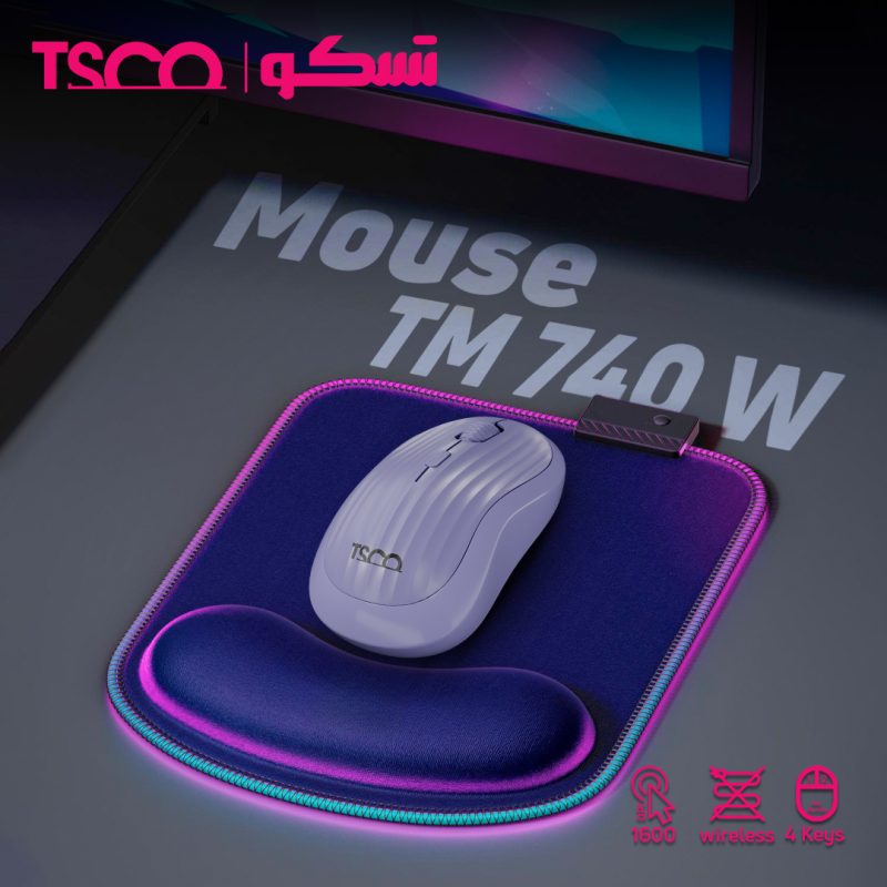 ماوس بی سیم تسکو مدل TM 740W