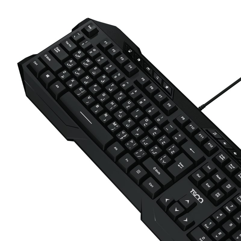 کیبورد تسکو مدل TK 8042 | مشکی | گارانتی 12 ماهه توسن سیستم