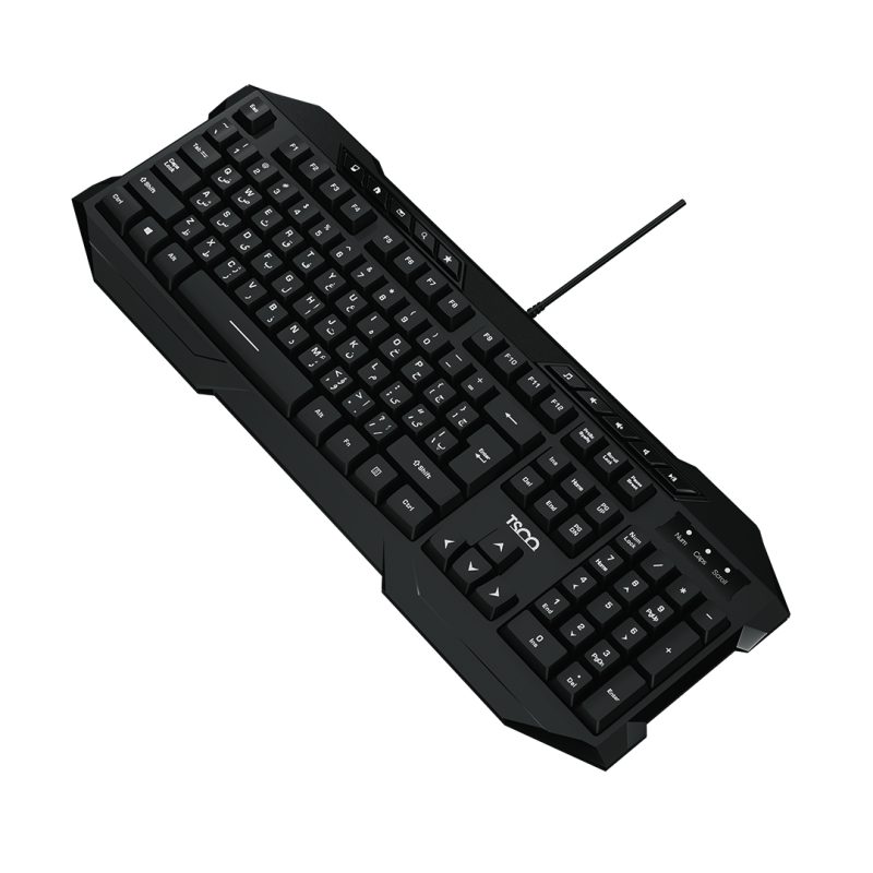 کیبورد تسکو مدل TK 8042 | مشکی | گارانتی 12 ماهه توسن سیستم